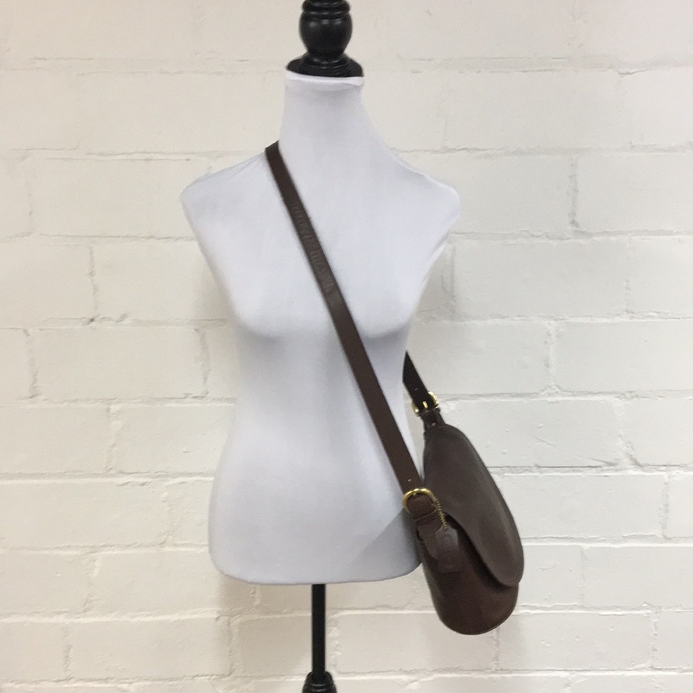 Coach Vintage Leather Crossbody in Brown